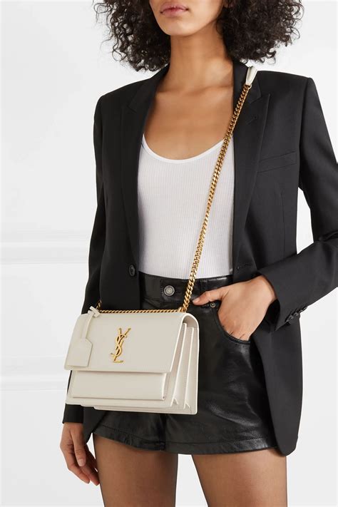 blak white vintage ysl|white YVES SAINT LAURENT Handbags for Women .